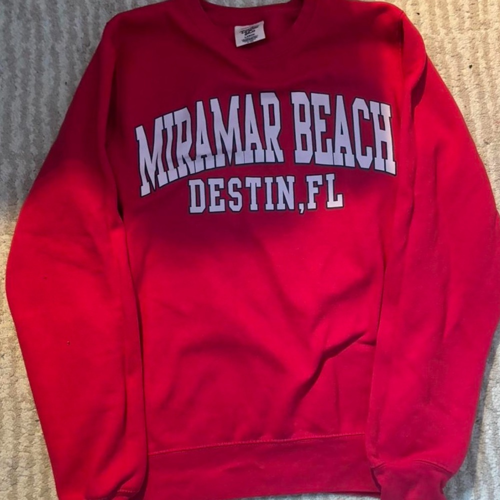 Red Crewneck Sweater